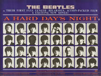 thumbnail link to original 1964 Quad poster Beatles A Hard Day's Night