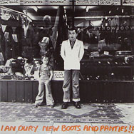 thumbnail link to original U.S. Arista/Stiff Ian Dury New Boots and Panties promo poster
