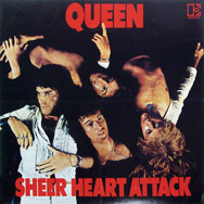 thumbnail link to original 1974 Queen Sheer Heart Attack promo poster