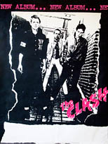 thumbnail link to original 1977 The Clash White Riot tour poster