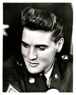 thumbnail link to original 1960 press photo, Elvis Presley 2nd March New Jersey demob press conference