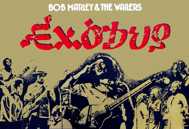 BOB MARLEY & THE WAILERS - EXODUS, 1977. Original Island promo poster, 