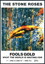  original promo poster The Stone Roses Fools Gold.