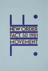  original New Order Factory Records poster Movement.