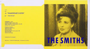  original The Smiths Sheila Takes A Bow Rough Trade Records sleeve proof.