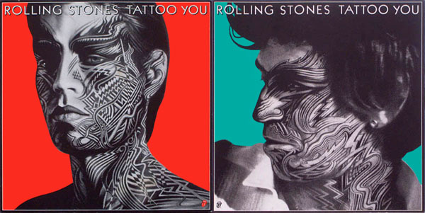 THE ROLLING STONES TATTOO YOU 1981 2 original promo posters 