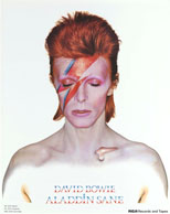thumbnail link to original David Bowie Aladdin Sane RCA poster.