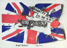 original EMI promo poster Sex Pistols Anarchy in the UK