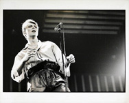 thumbnail link to original David Bowie 1978 world tour Simon Fowler press photograph.