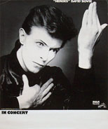 thumbnail link to original David Bowie US RCA Heroes promo poster.