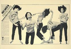 original 1976 Patti Smith Rolling Stone magazine article promo poster