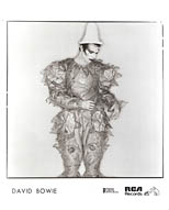 thumbnail link to original David Bowie RCA Brian Duffy Scary Monsters Pierrot press photo.