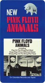thumbnail link to original 1977 Pink Floyd card instore display Animals