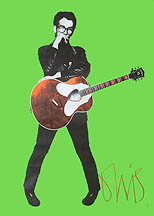 thumbnail link to original Stiff Records Elvis Costello 'Elvis' promo poster