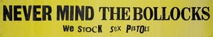 thumbnail link to Sex Pistols original Virgin banner poster We Stock Sex Pistols